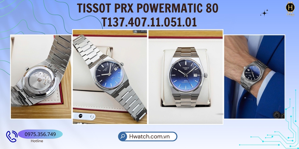 Tissot Automatic Prx Powermatic 80 Gradient T137.407.11.051.01 ( T1374071105101 )