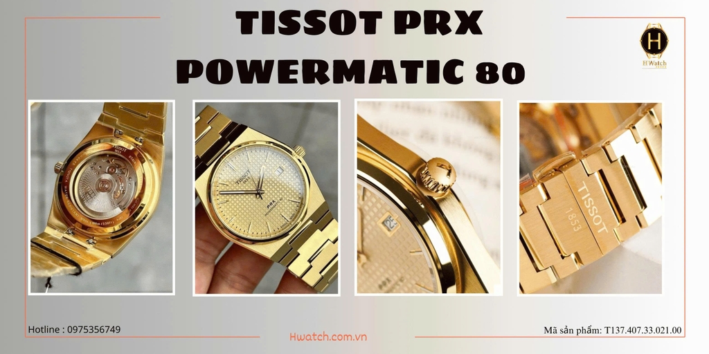  Tissot Automatic PRX Powermatic 80 T137.407.33.021.00