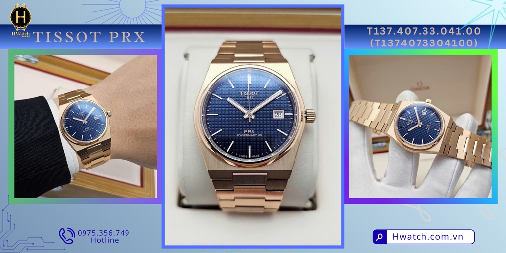 Tissot Automatic PRX Powermatic 80 40mm T137.407.33.041.00 (T1374073304100)