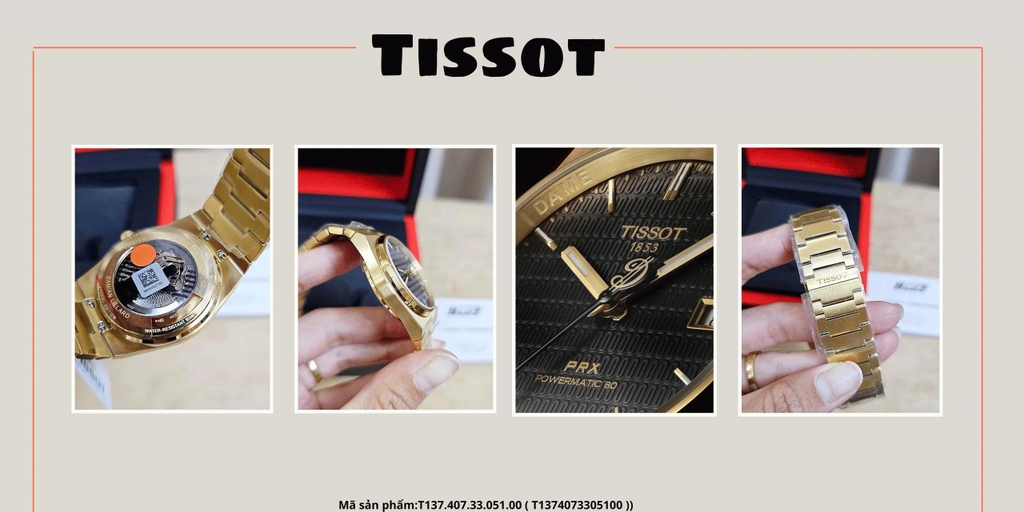  Tissot Automatic Damian Lillard Special Edition PRX Powermatic 80 T137.407.33.051.00 ( T1374073305100 )