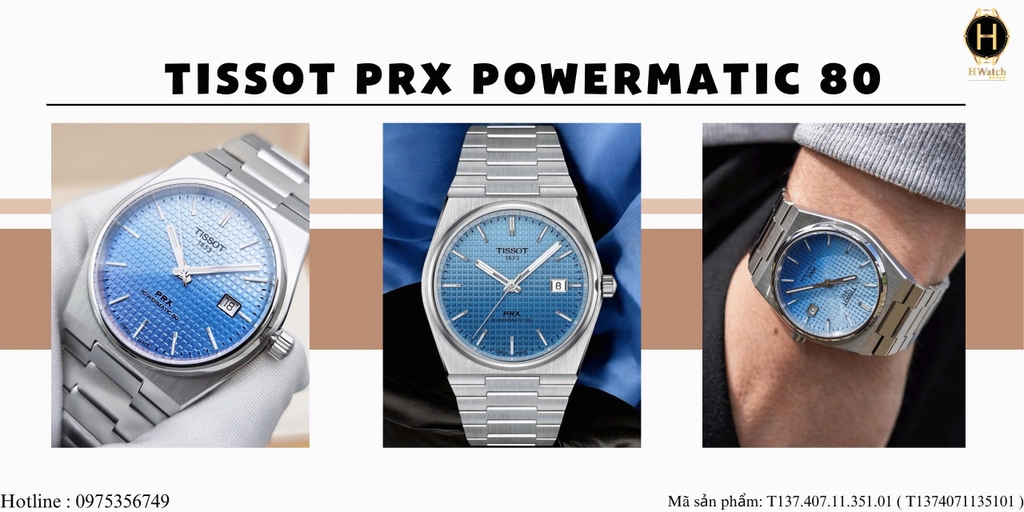 Tissot Automatic Prx Powermatic 80 Gradient 40mm T137.407.11.351.01 ( T1374071135101 )