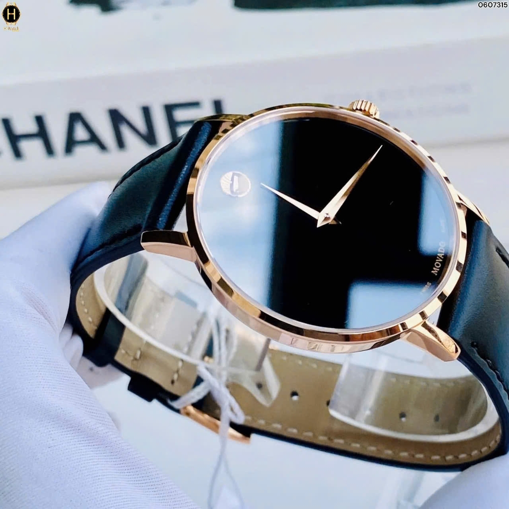 Đồng Hồ Nam Movado Quartz Museum Classic 0607315