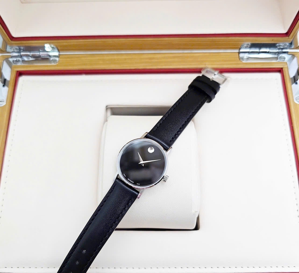 Đồng Hồ Nữ Movado Quartz Museum Classic 0607317