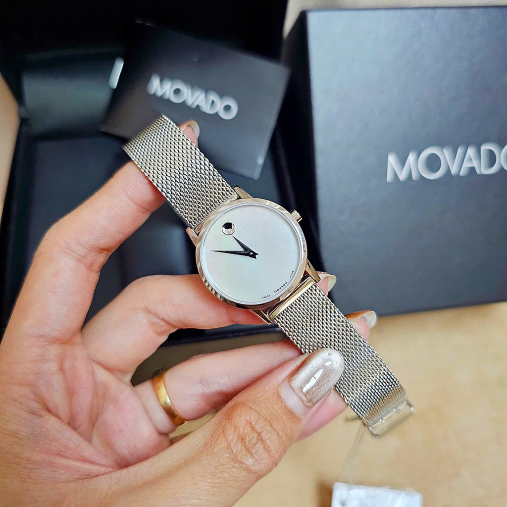 Đồng Hồ Nữ Movado Quartz Museum Classic 0607350