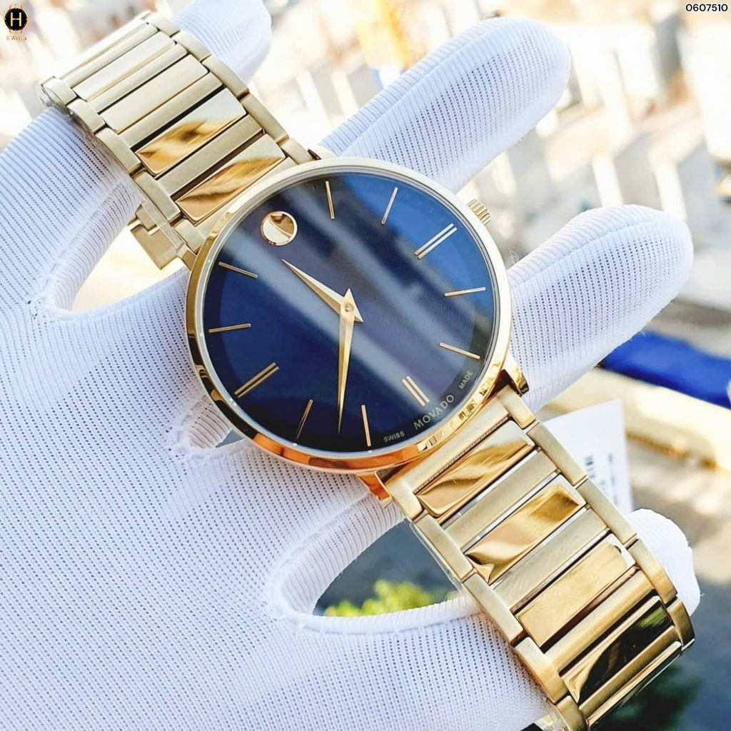 Đồng Hồ Nam Movado Quartz Ultra Slim 0607510