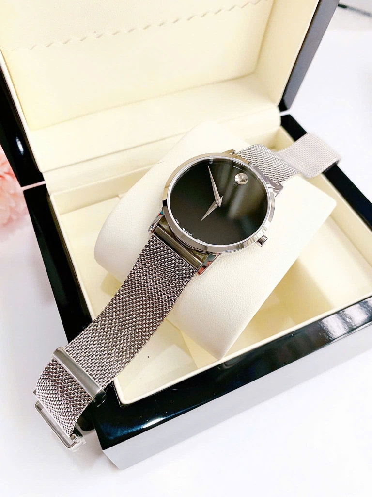 Đồng Hồ Nữ Movado Quartz Museum Classic 0607646