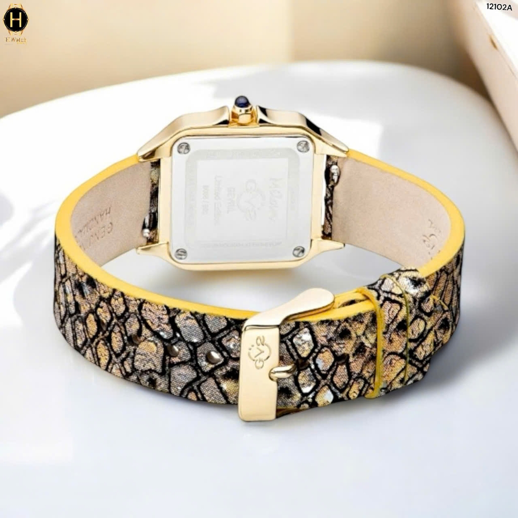 Đồng Hồ Nữ GV2 by Gevril Quartz Milan Diamond Swiss 12102A