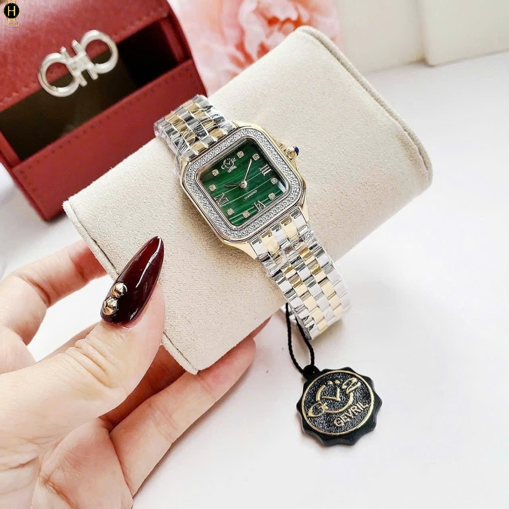 Đồng Hồ Nữ GV2 By Gevril Quartz Milan Diamond 121131B