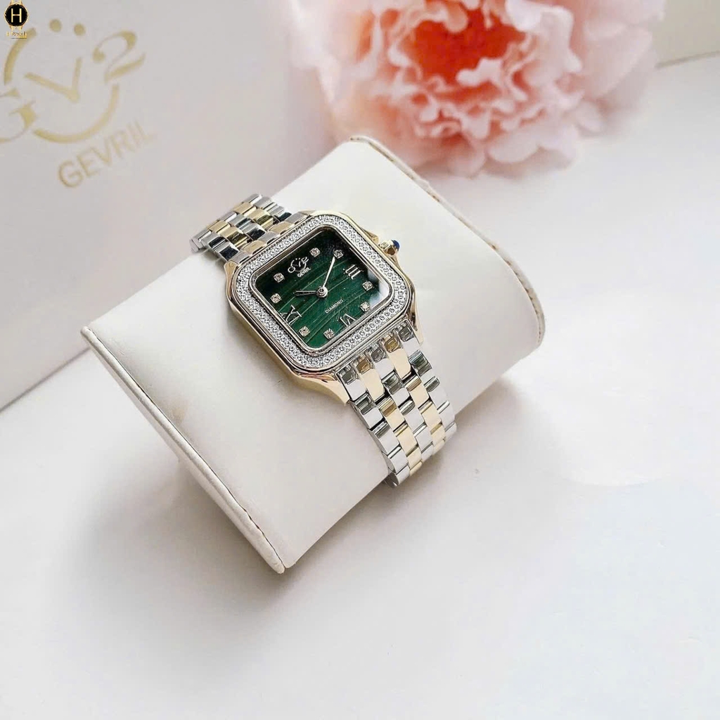 Đồng Hồ Nữ GV2 By Gevril Quartz Milan Diamond 121131B