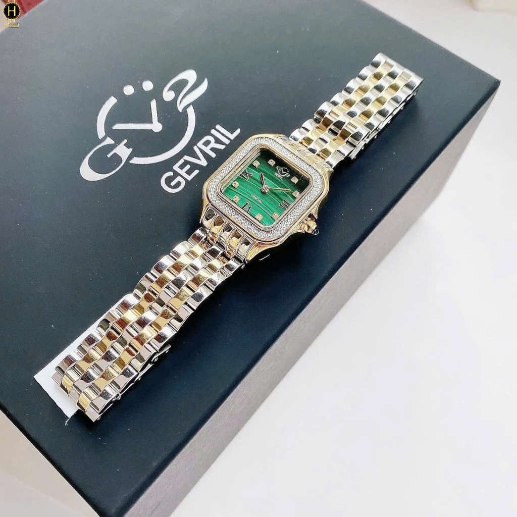 Đồng Hồ Nữ GV2 By Gevril Quartz Milan Diamond 121131B