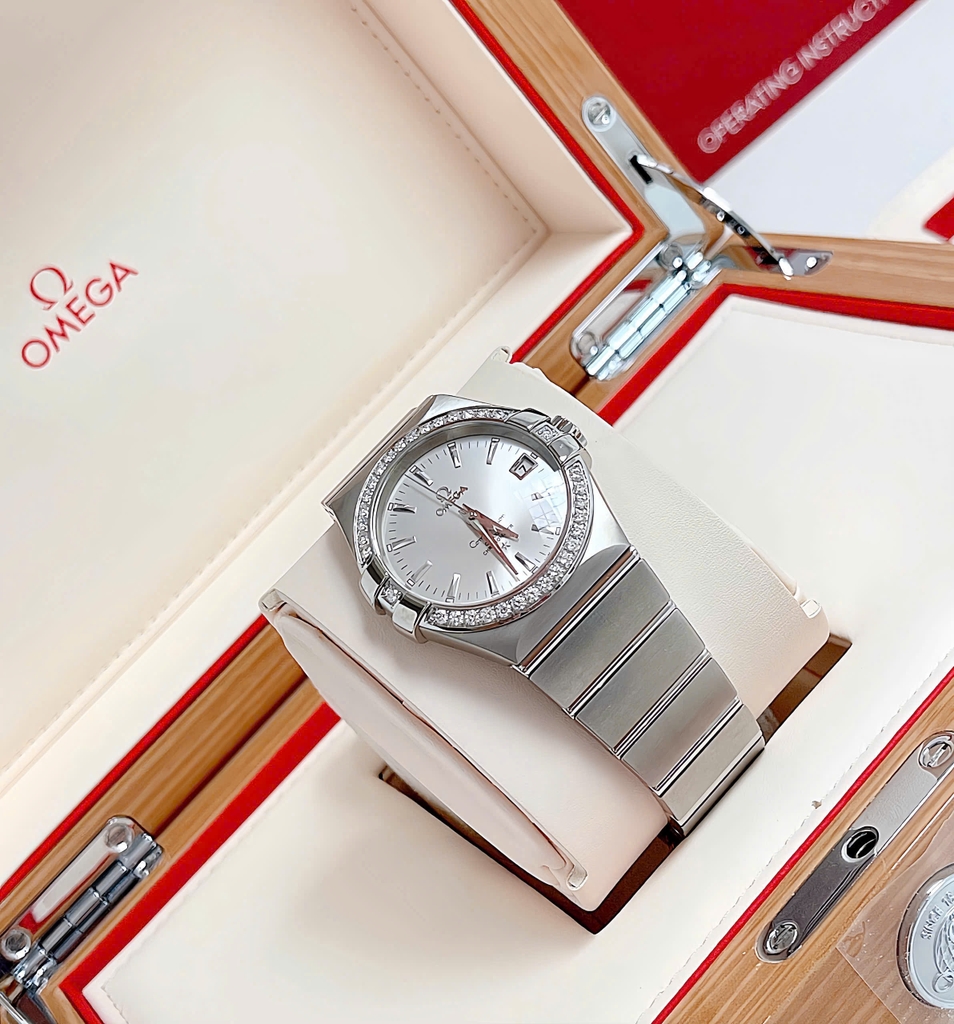 Đồng Hồ Unisex Omega Automatic Constellation Co‑Axial 123.15.35.20.02.001 ( 12315352002001 )