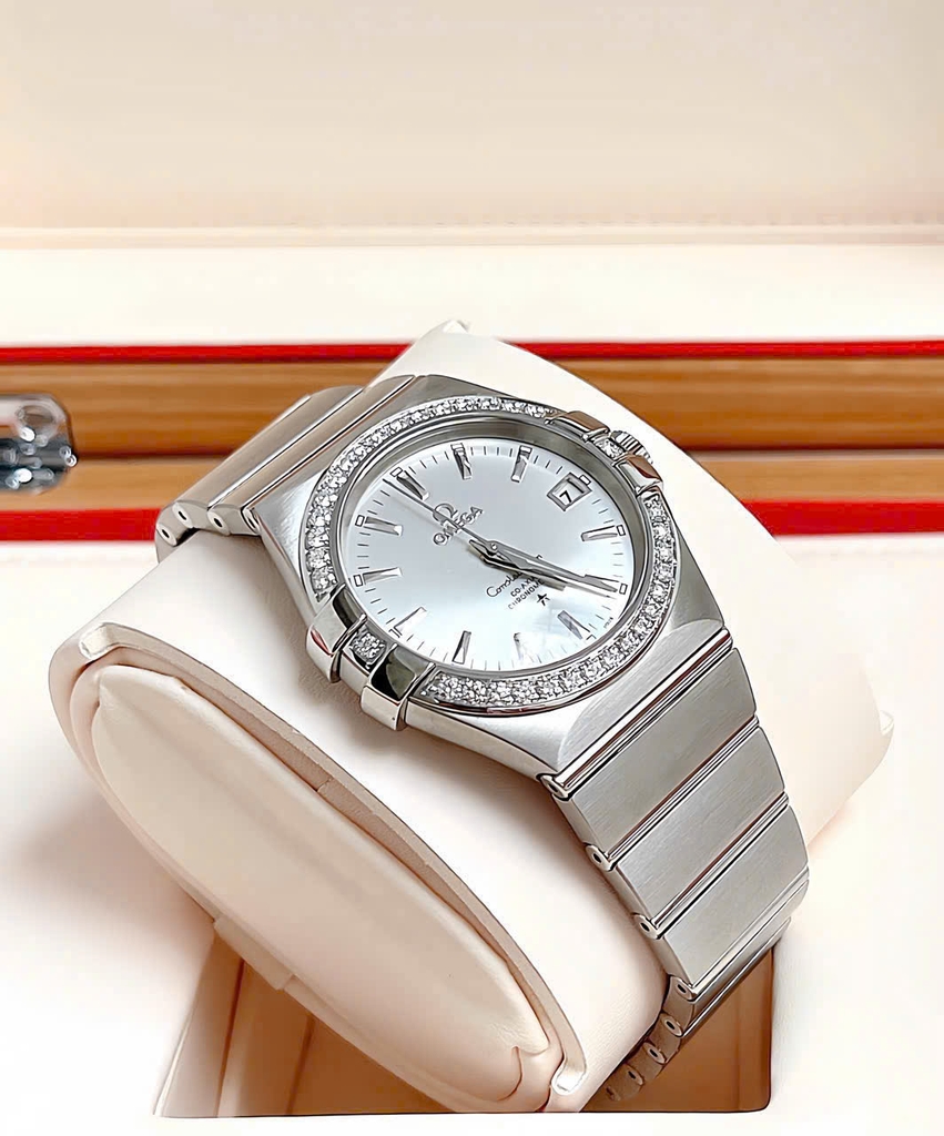 Đồng Hồ Unisex Omega Automatic Constellation Co‑Axial 123.15.35.20.02.001 ( 12315352002001 )