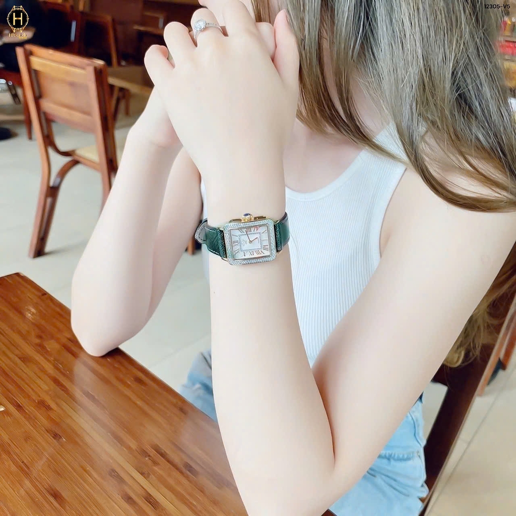 Đồng Hồ Nữ GV2 By Gevril Quartz Padova Diamond - Vegan Strap Limited Edition 12305-V5