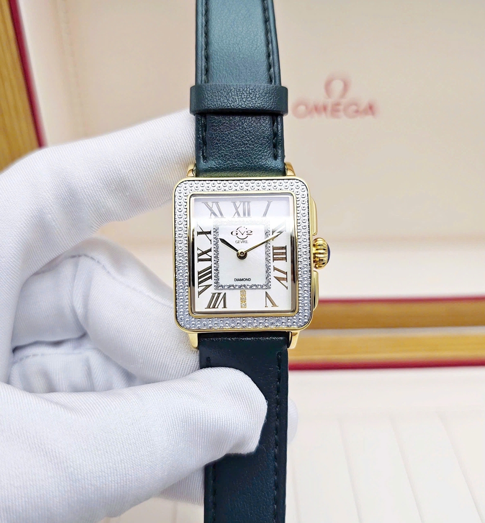Đồng Hồ Nữ GV2 By Gevril Quartz Padova Diamond - Vegan Strap Limited Edition 12305-V5