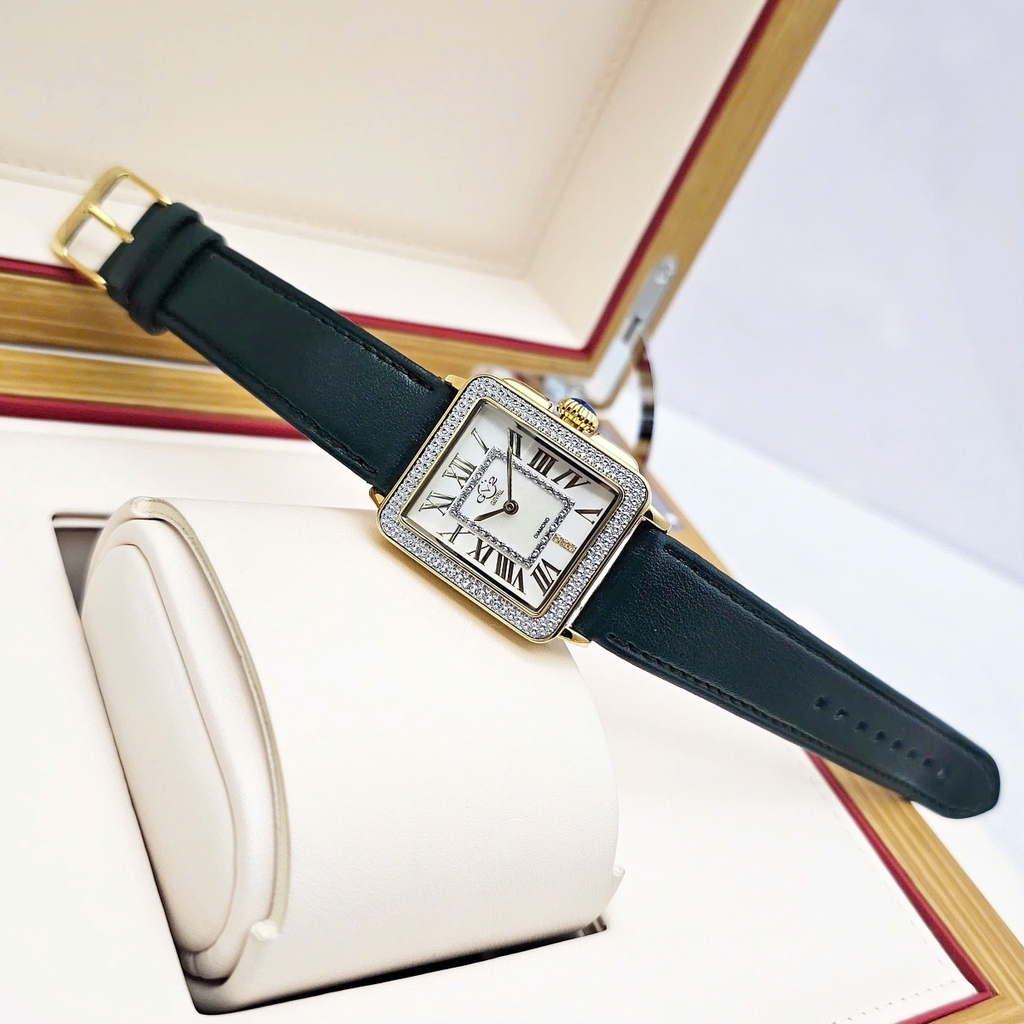 Đồng Hồ Nữ GV2 By Gevril Quartz Padova Diamond - Vegan Strap Limited Edition 12305-V5
