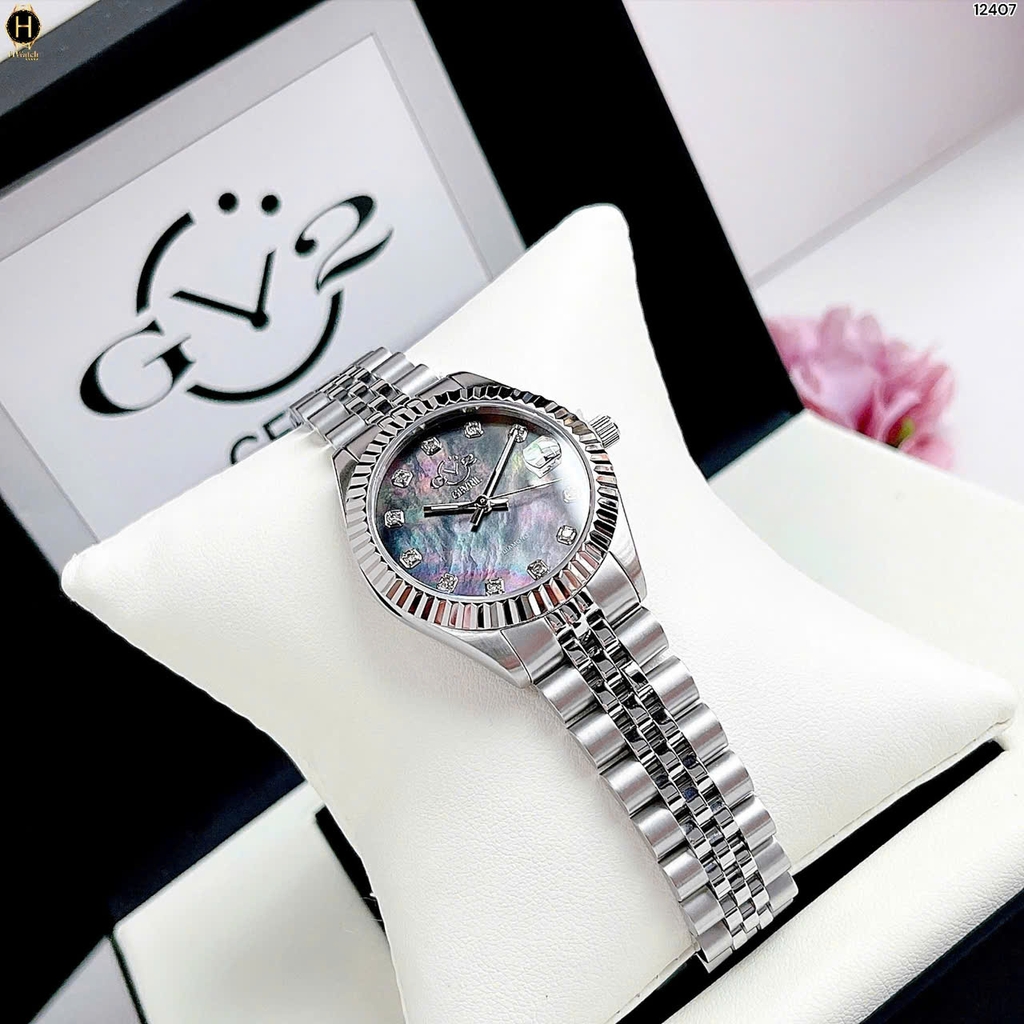 Đồng Hồ Nữ Gv2 By Gevril Quartz Naples Diamond 12407 Limited Edition 500 Model