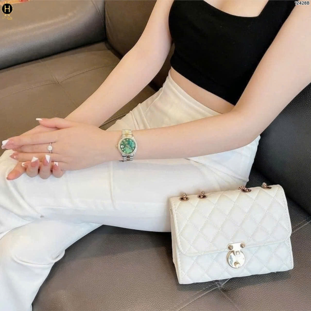 Đồng Hồ Nữ Gv2 By Gevril Quartz Turin Diamond 12428B Limited Edition 999 Model