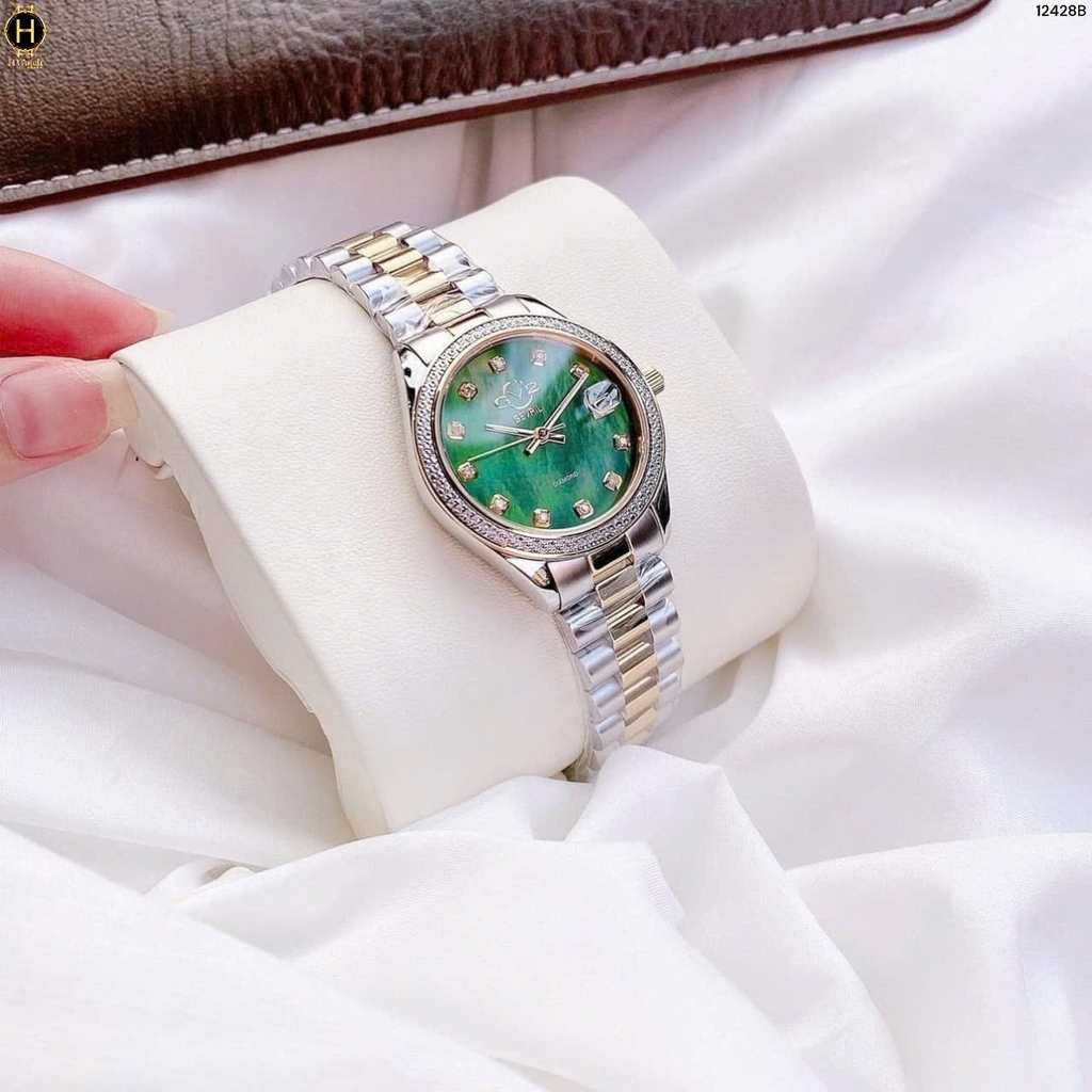 Đồng Hồ Nữ Gv2 By Gevril Quartz Turin Diamond 12428B Limited Edition 999 Model