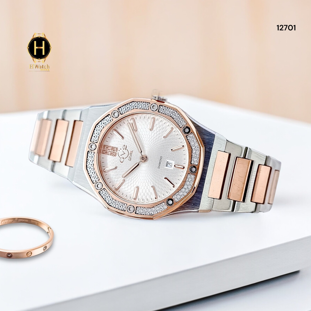 Đồng Hồ Nữ GV2 by Gevril Quartz Palmanova Diamond Limited Edition 12701