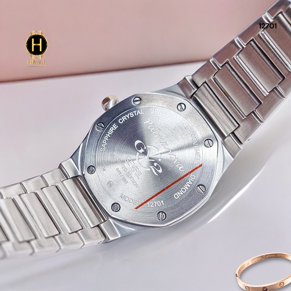 Đồng Hồ Nữ GV2 by Gevril Quartz Palmanova Diamond Limited Edition 12701