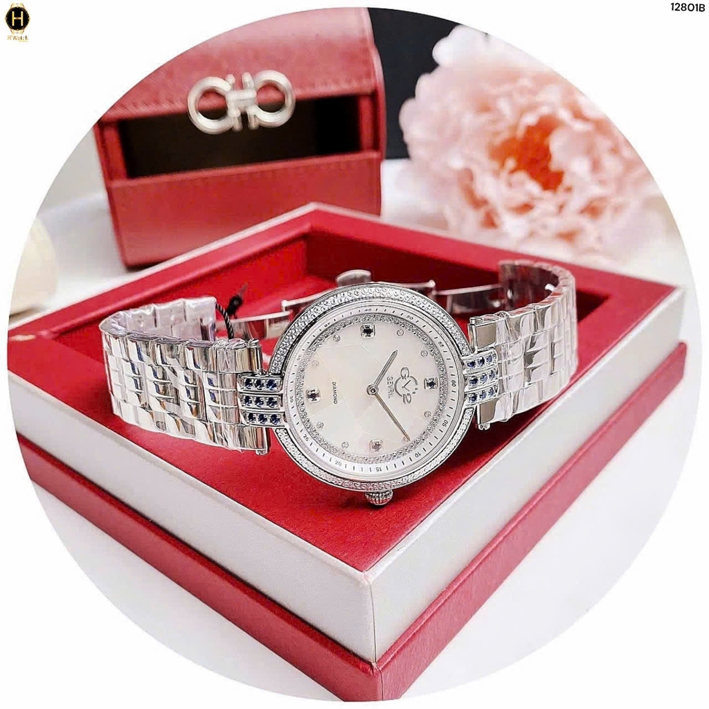 Đồng hồ Nữ Gv2 By Gevril Quartz Matera Diamond 12801B