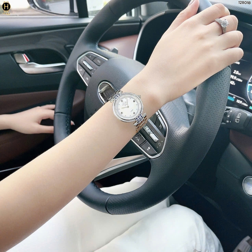 Đồng hồ Nữ Gv2 By Gevril Quartz Matera Diamond 12801B