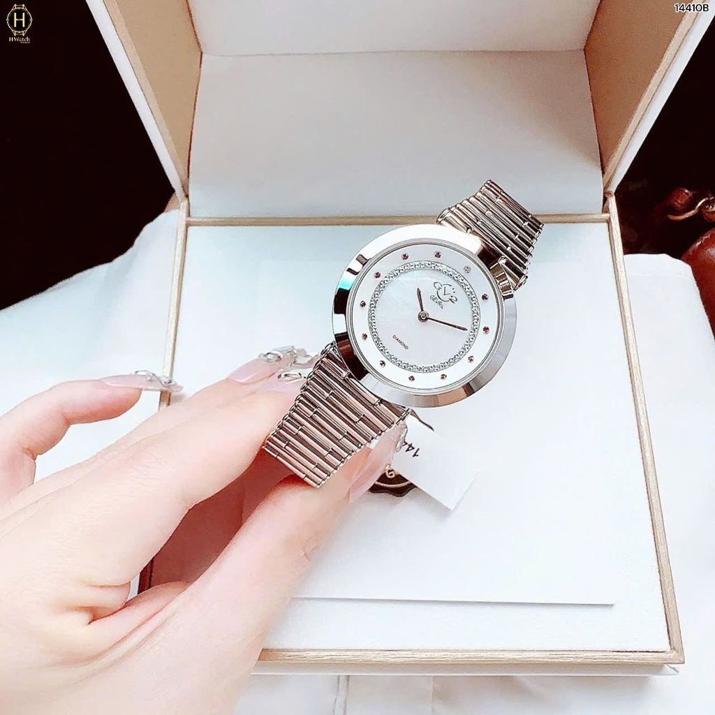 Đồng Hồ Nữ GV2 By Gevril Quartz Burano Diamond 14410B