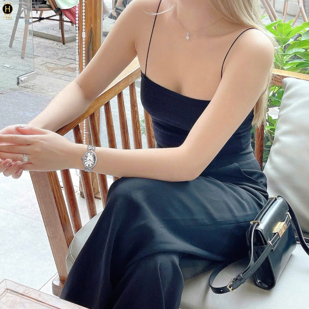 Đồng Hồ Nữ GV2 By Gevril Quartz Piazza Navona - Diamond 14800B