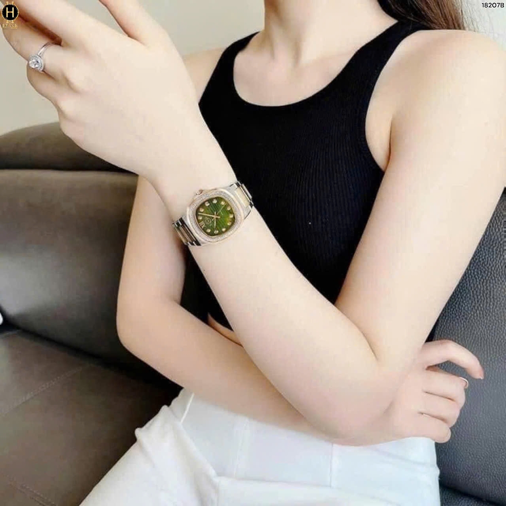 Đồng Hồ Nữ Gv2 By Gevril Quartz Potente Diamond 18207B
