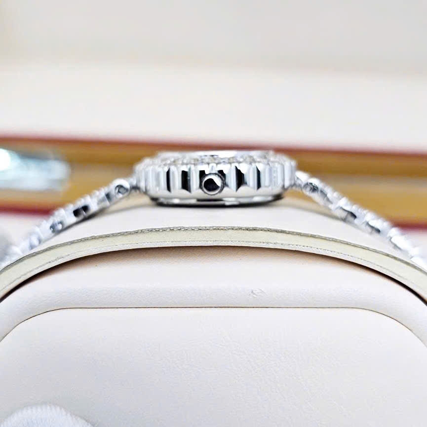 Đồng Hồ Nữ Royal Crown Quartz 2607L Thép Trắng