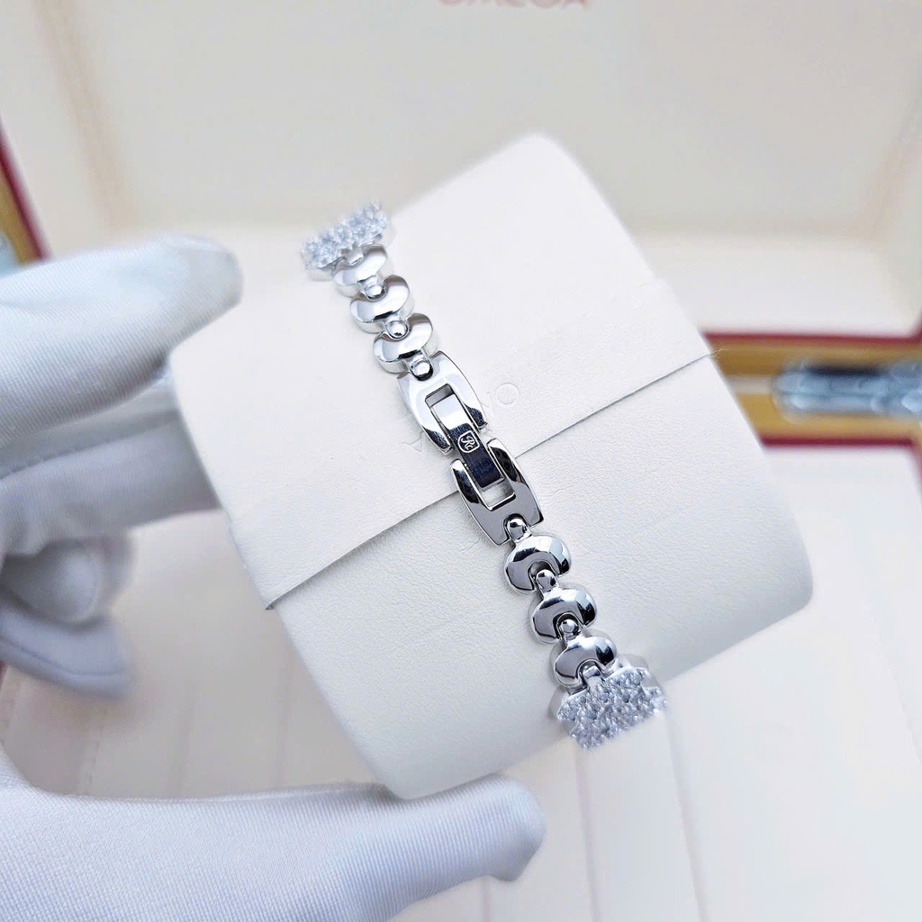 Đồng Hồ Nữ Royal Crown Quartz 2607L Thép Trắng