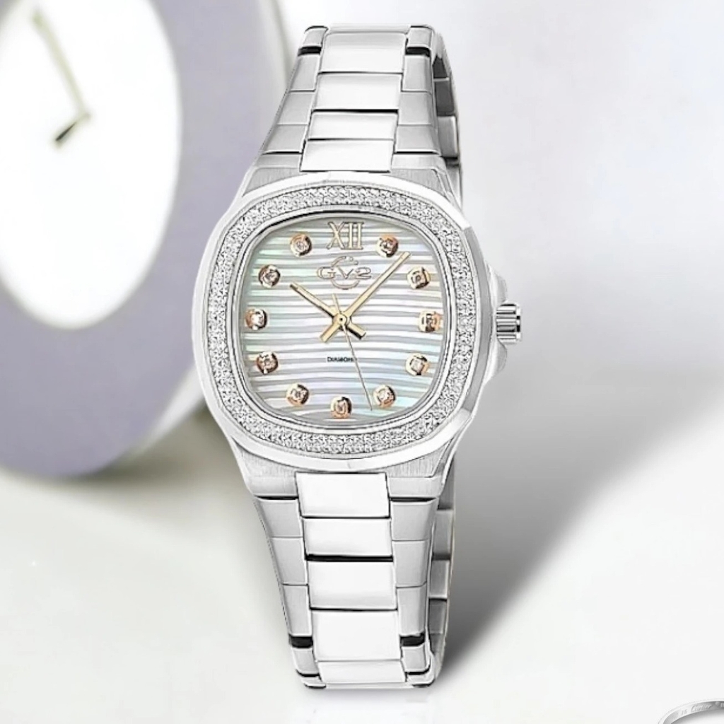 Đồng Hồ Nữ GV2 By Gevril Quartz Potente Diamond Limited Edition 18201B