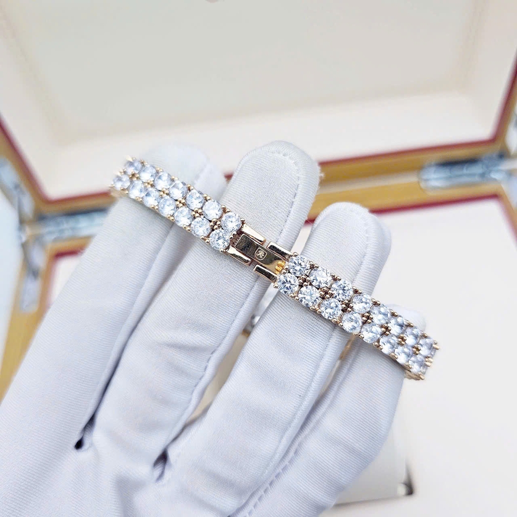 Đồng Hồ Nữ Royal Quartz 3584 Thép Rose Trắng