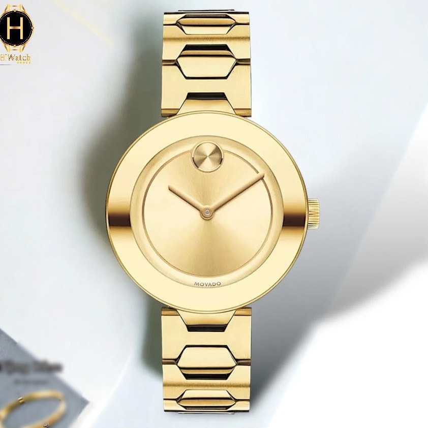 Đồng Hồ Nữ Movado Quartz Bold Gold Dial 3600382