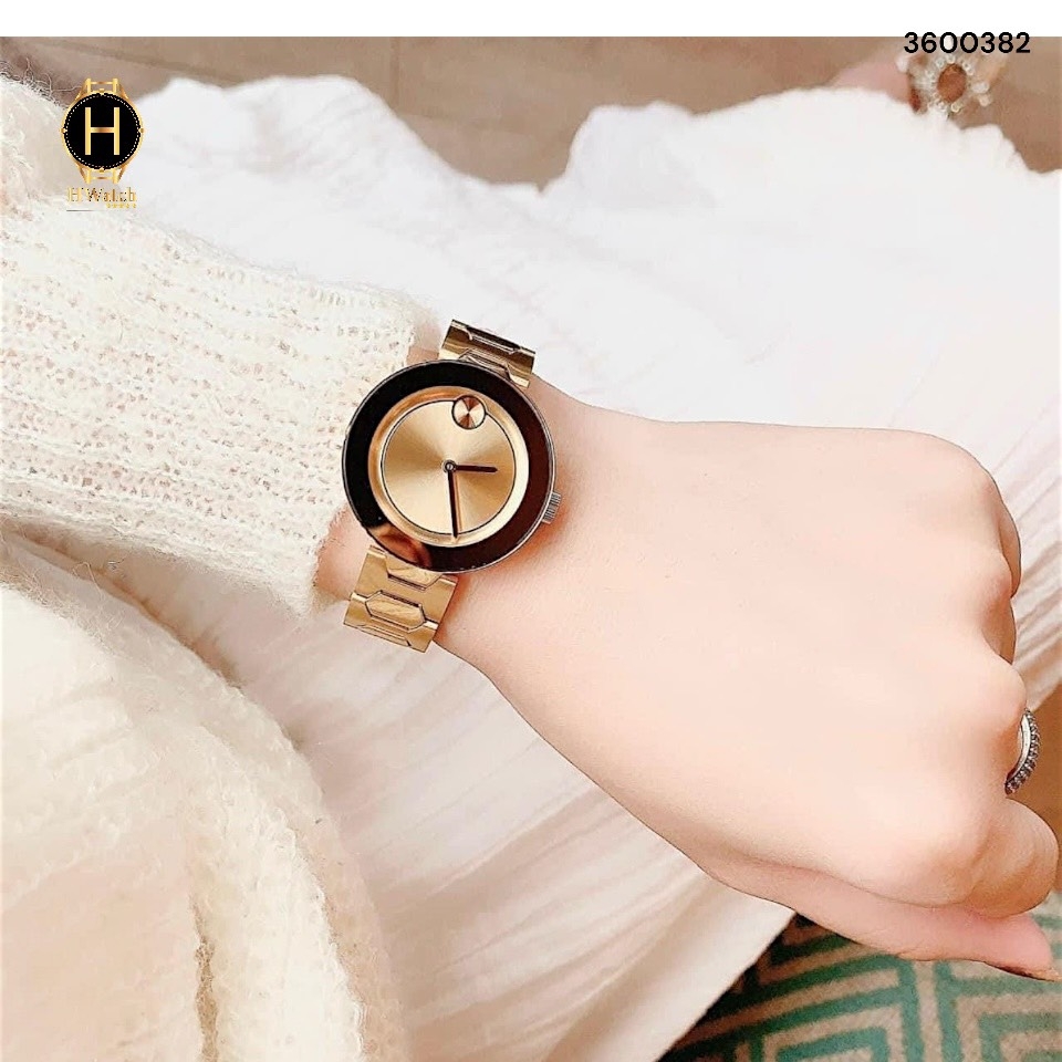 Đồng Hồ Nữ Movado Quartz Bold Gold Dial 3600382