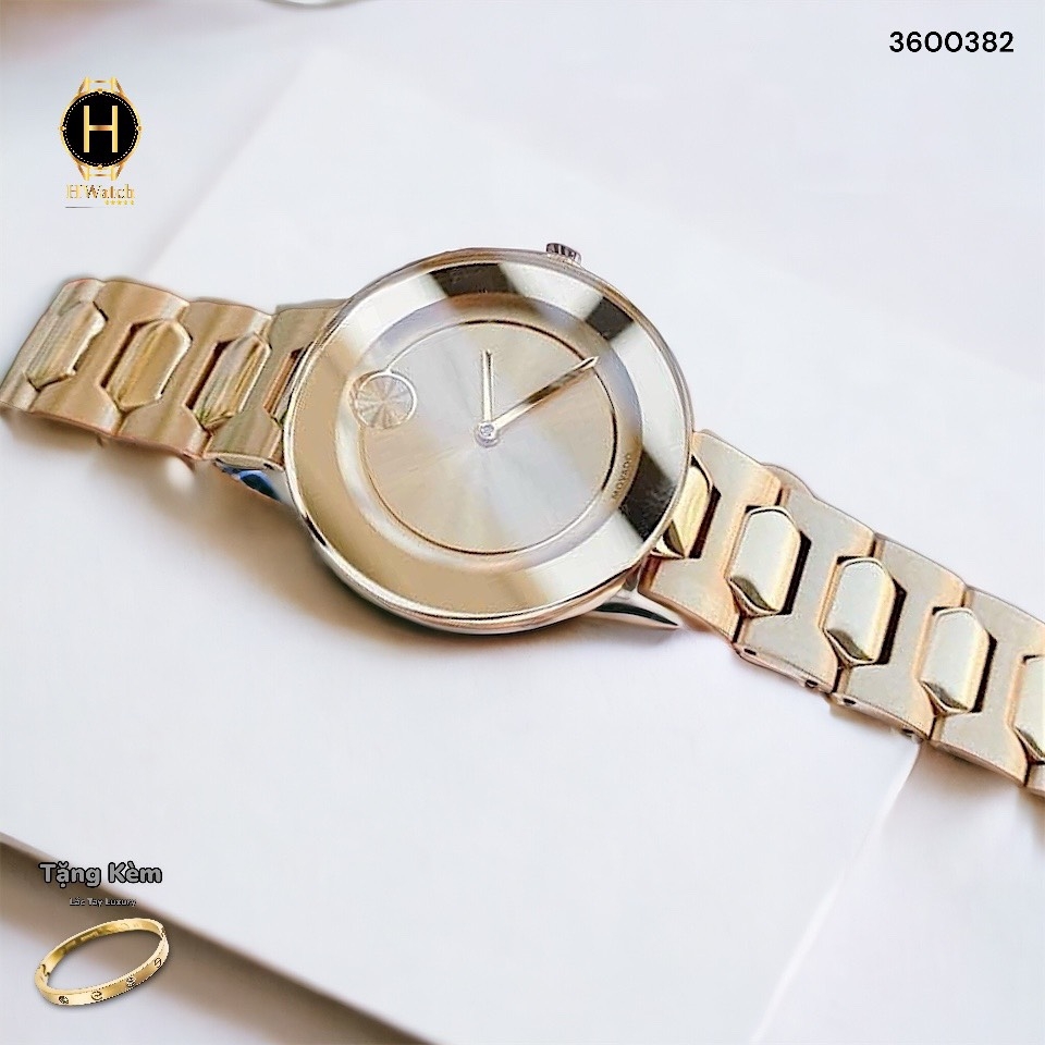 Đồng Hồ Nữ Movado Quartz Bold Gold Dial 3600382