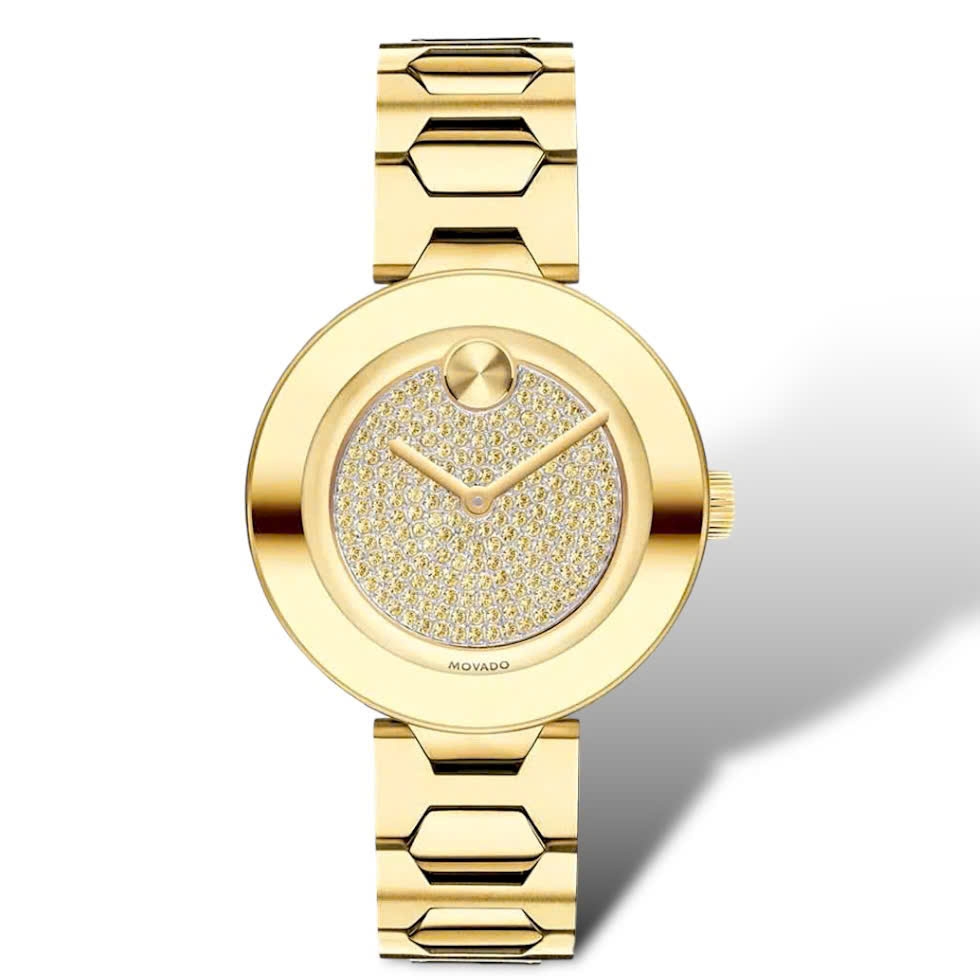 Đồng Hồ Nữ Movado Quartz Bold Crystal Pave 3600492