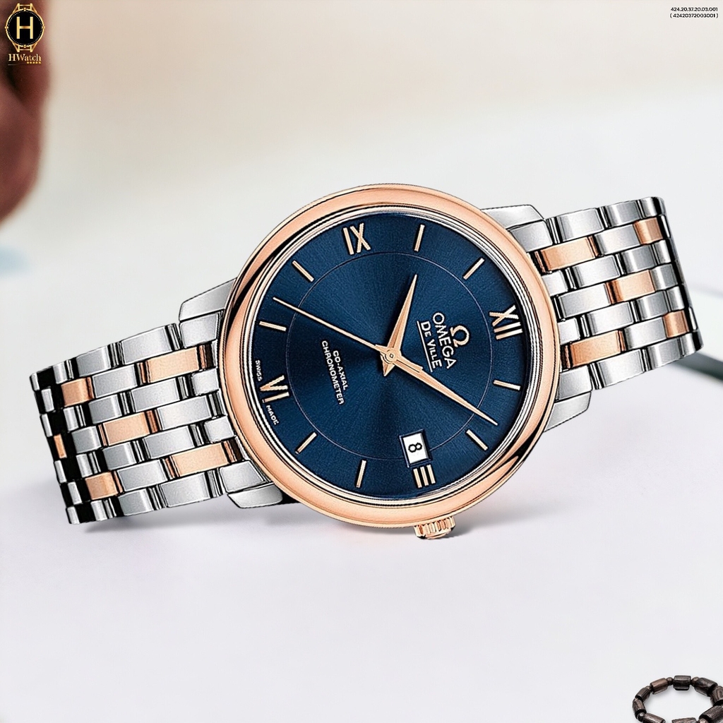 Đồng Hồ Nam Omega Automatic De Ville Prestige Co-Axial Chronometer Rose 424.20.37.20.03.002 ( 42420372003002 )