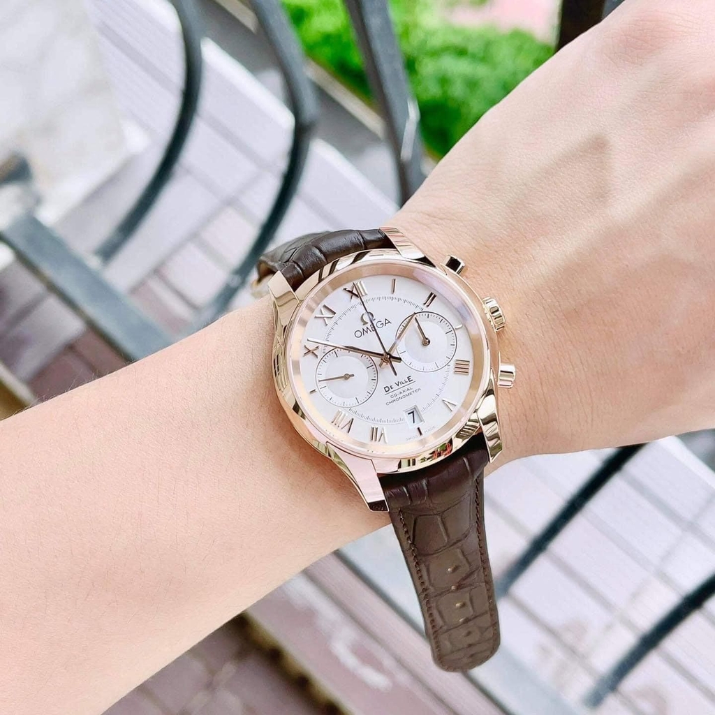 Đồng Hồ Nam Omega Automatic 431.53.42.51.02.001 Dây Thép Vỏ Trắng Mặt Trắng