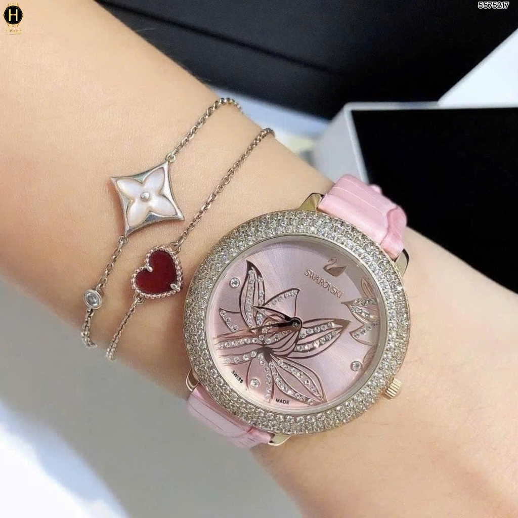 Đồng Hồ Nữ Swarovski Quartz Crystal Frost 5575217