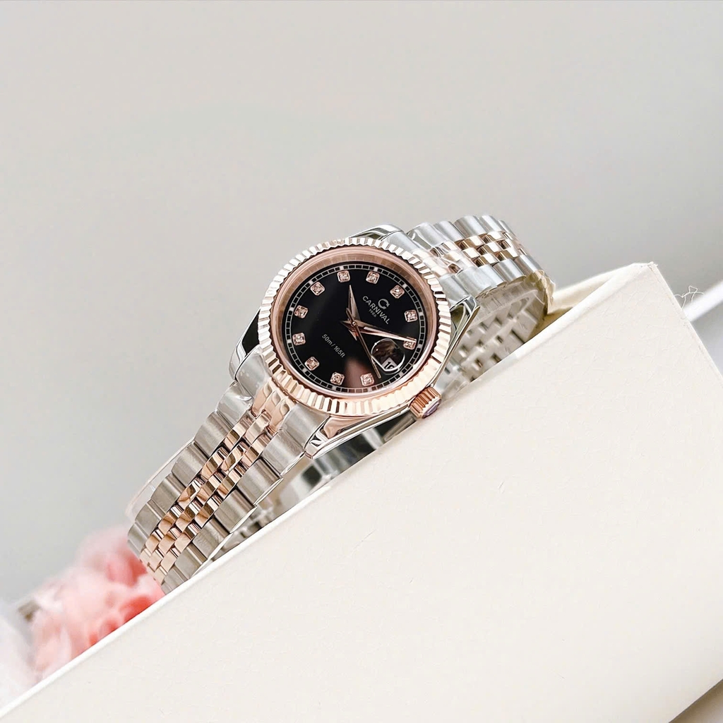 Đồng Hồ Nữ Carnival Quartz 8131L-CH-D ( 8131L )