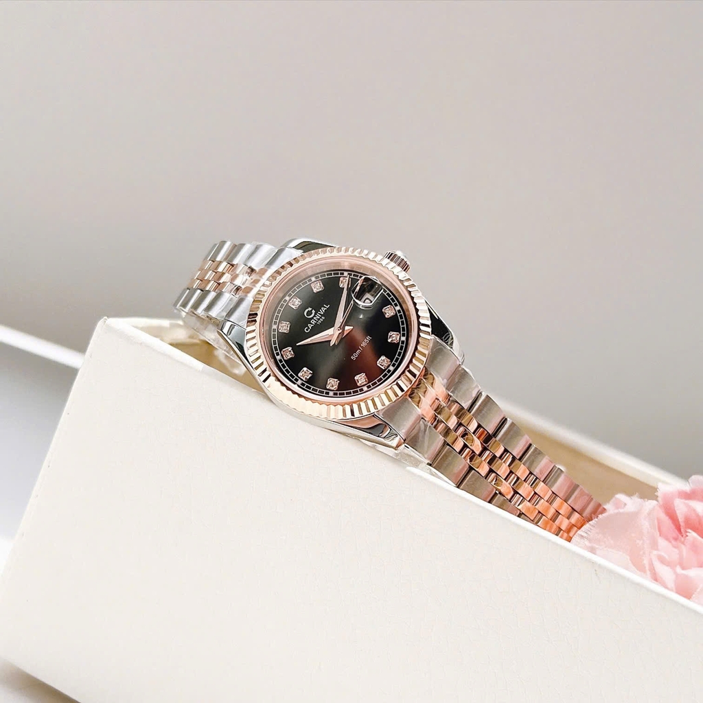 Đồng Hồ Nữ Carnival Quartz 8131L-CH-D ( 8131L )
