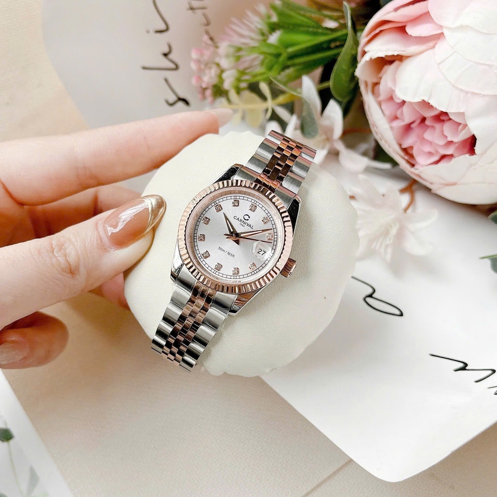 Đồng Hồ Nữ Carnival Quartz 8131L-CH-T ( 8131L )  