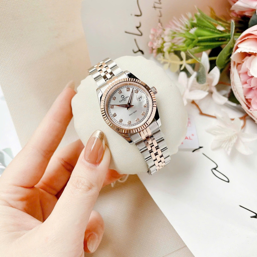 Đồng Hồ Nữ Carnival Quartz 8131L-CH-T ( 8131L )  