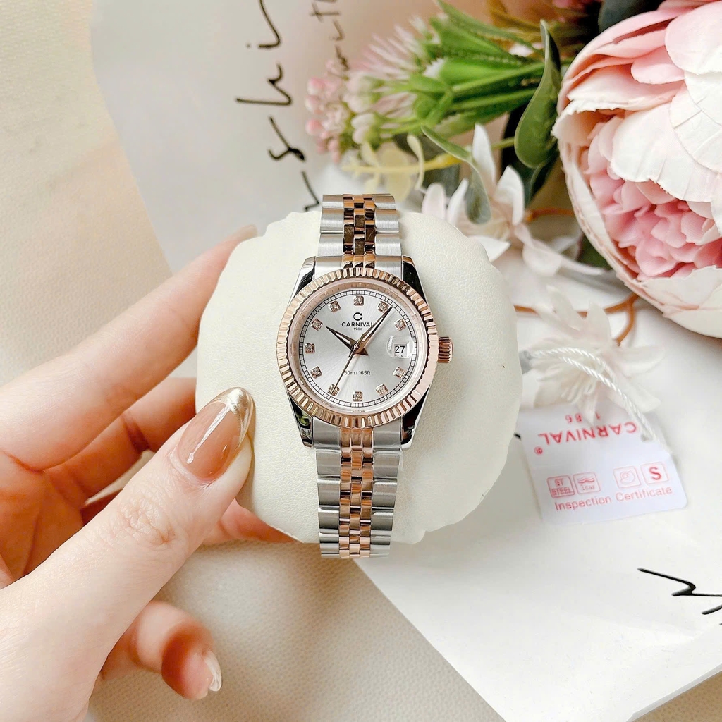 Đồng Hồ Nữ Carnival Quartz 8131L-CH-T ( 8131L )  