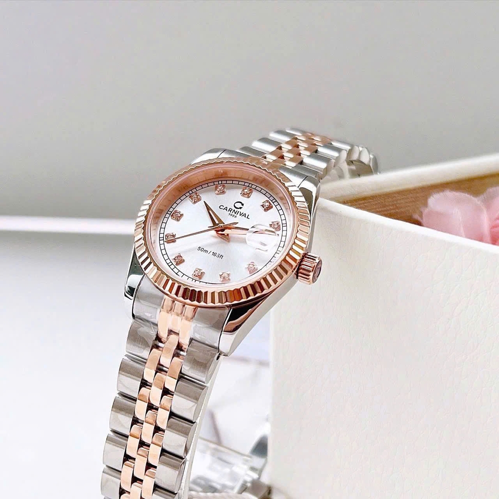 Đồng Hồ Nữ Carnival Quartz 8131L-CH-T ( 8131L )  