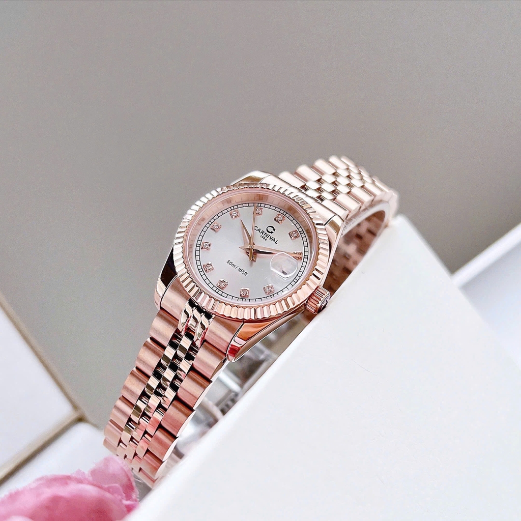 Đồng Hồ Nữ Carnival Quartz 8131L-VH-T ( 8131L )