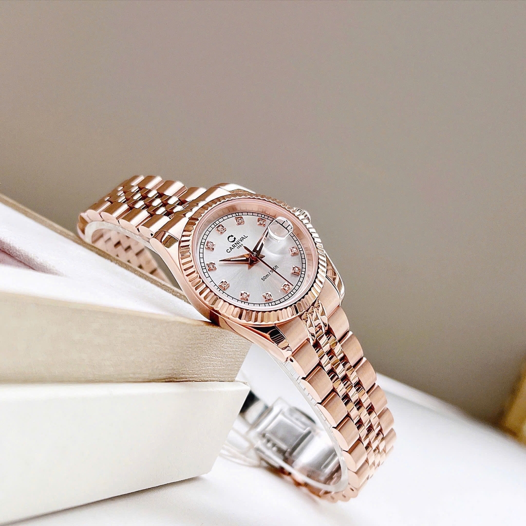 Đồng Hồ Nữ Carnival Quartz 8131L-VH-T ( 8131L )