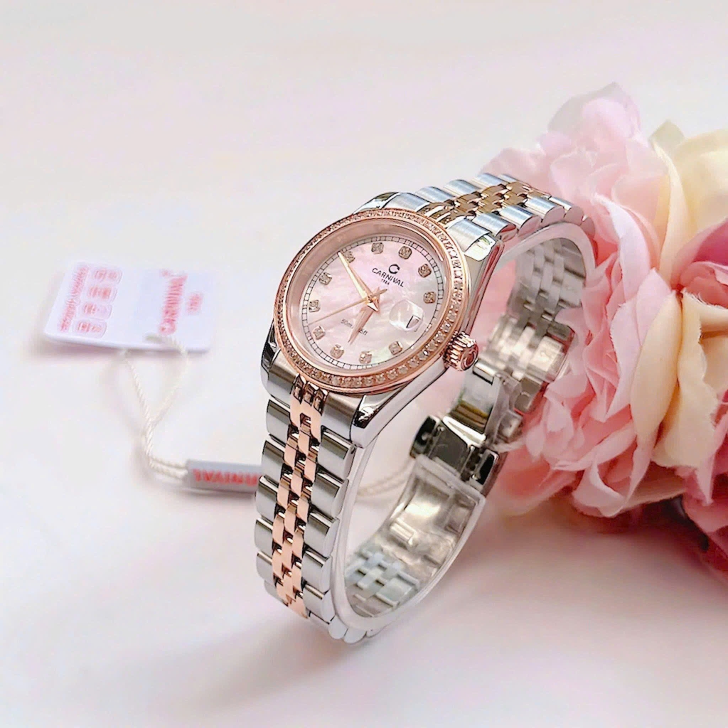 Đồng Hồ Nữ Carnival Quartz 8131L2-CH-HK
