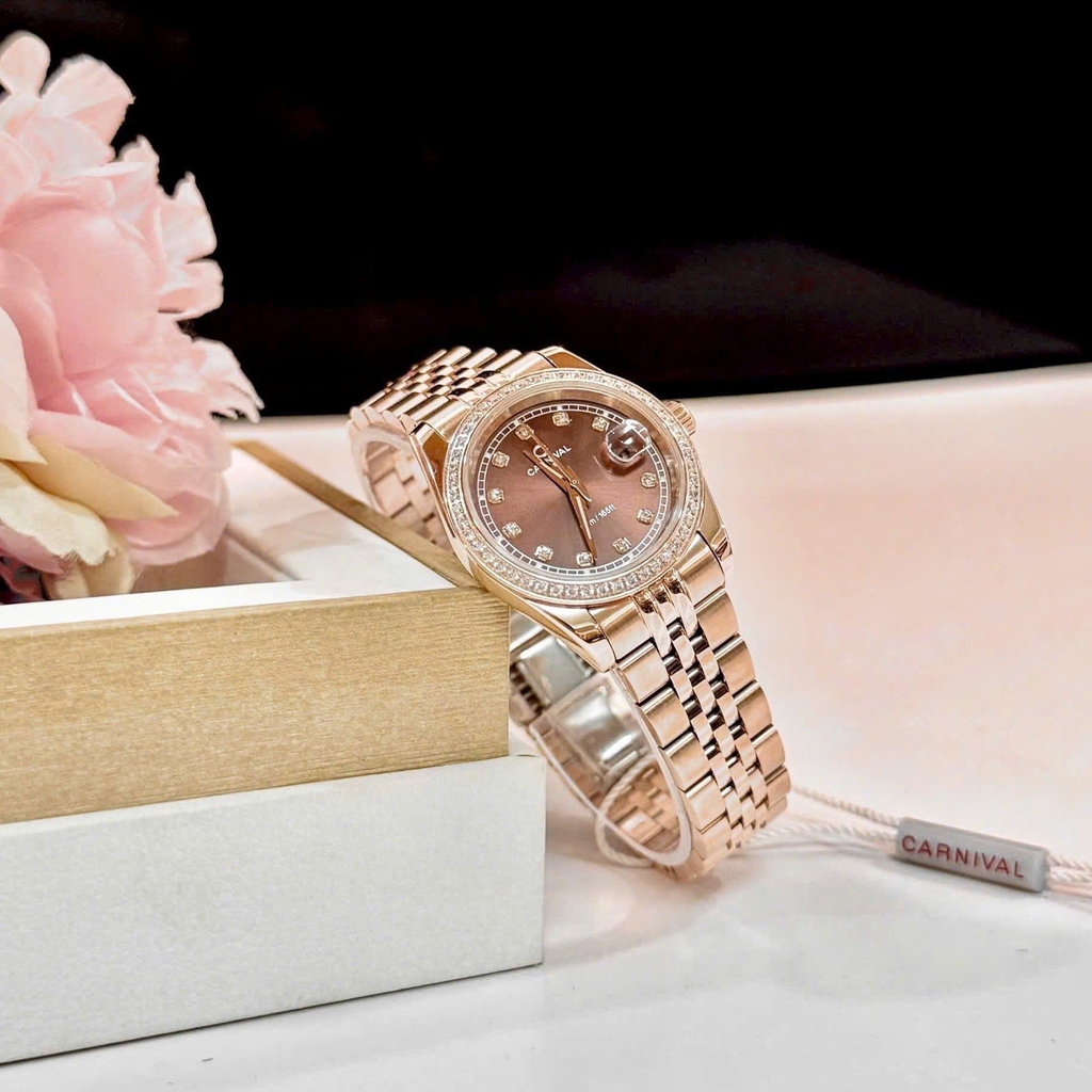 Đồng Hồ Nữ Carnival Quartz 8131L2-VH-N